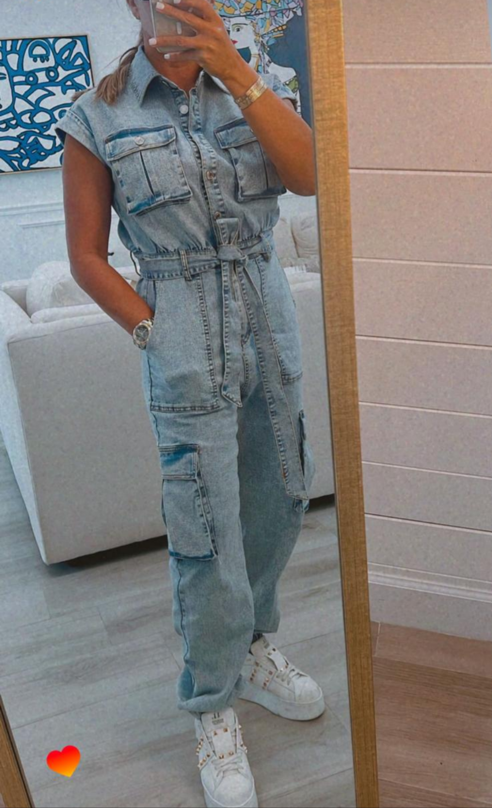 Jumpsuit jean