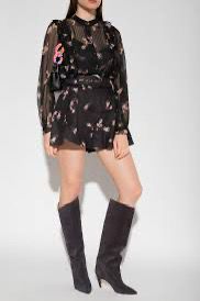Black short set