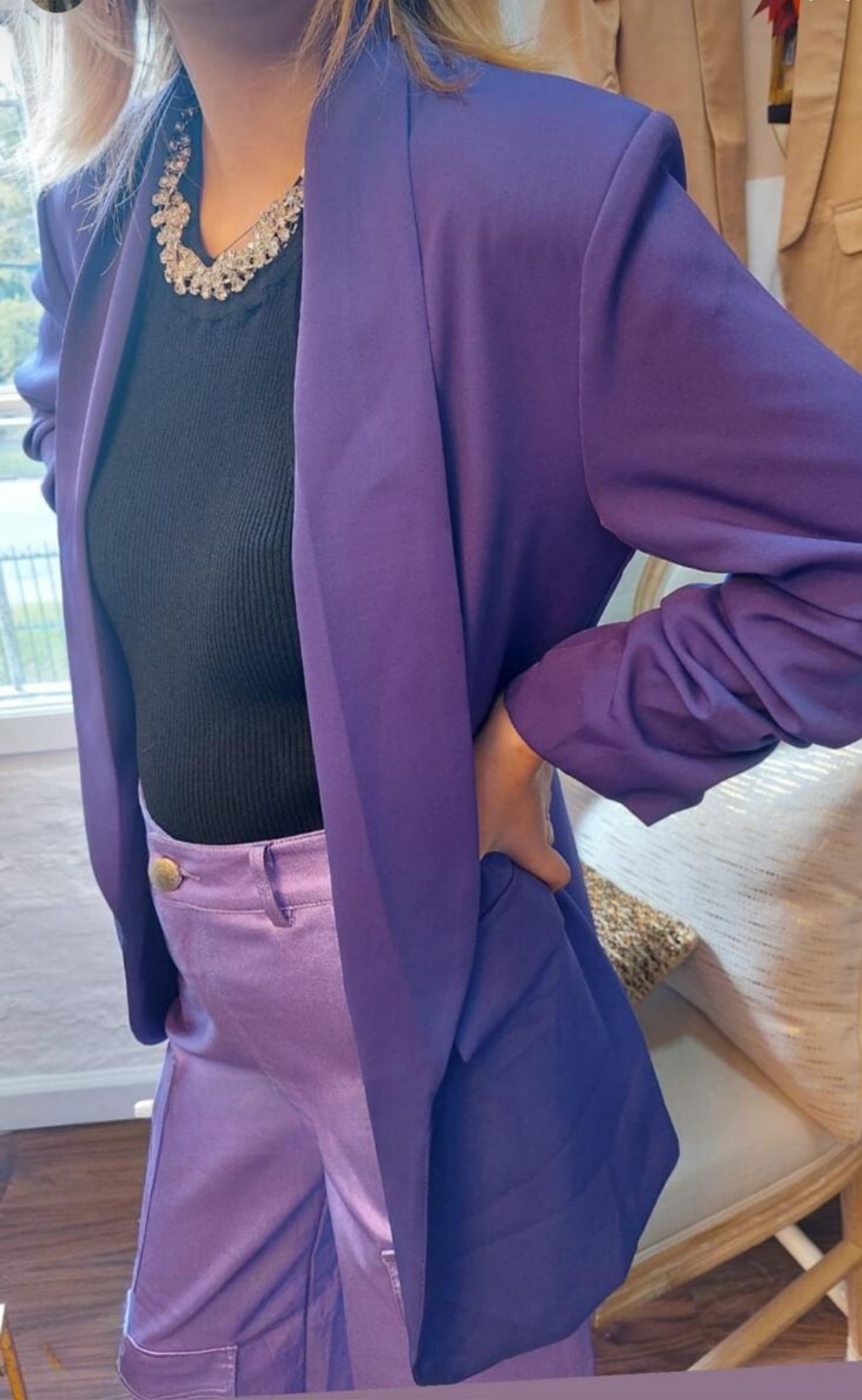 Violet blazer A