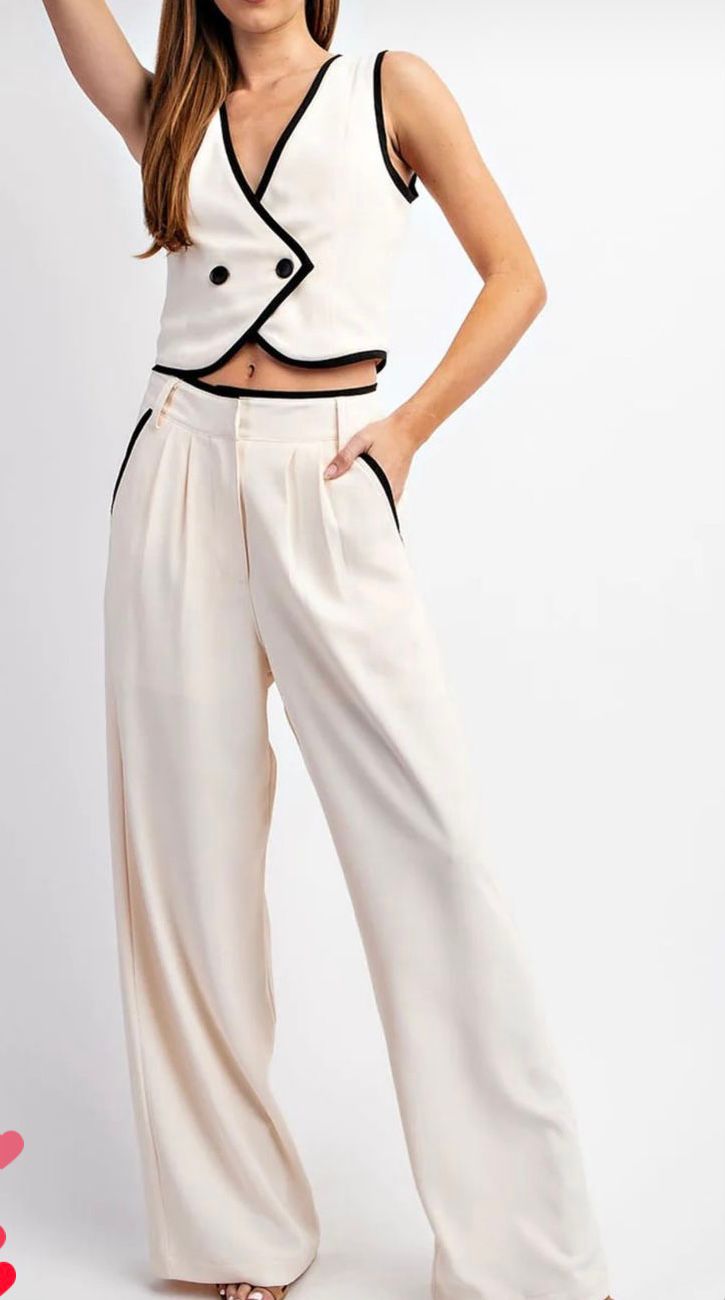 Cream and Black Set